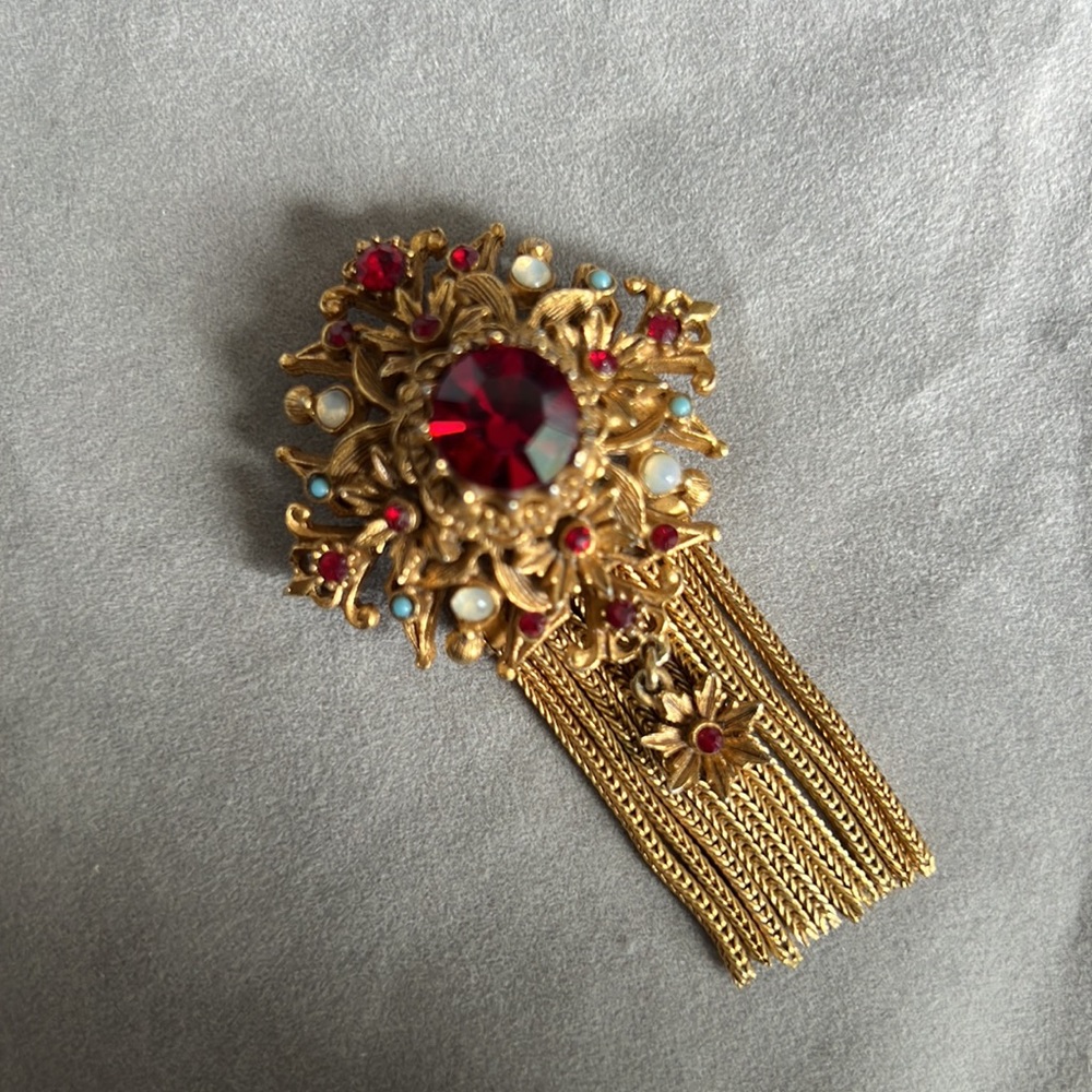 Vintage signed Florenza brooch — Price Firm